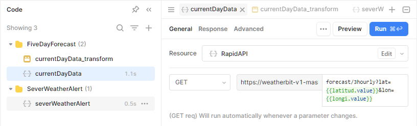 Getting Started with Retool & Rapid API